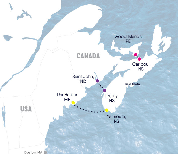 Nova Scotia Railway Map